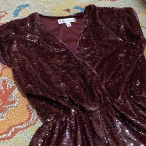 Honey Belle Sequins Romper Small NWOT